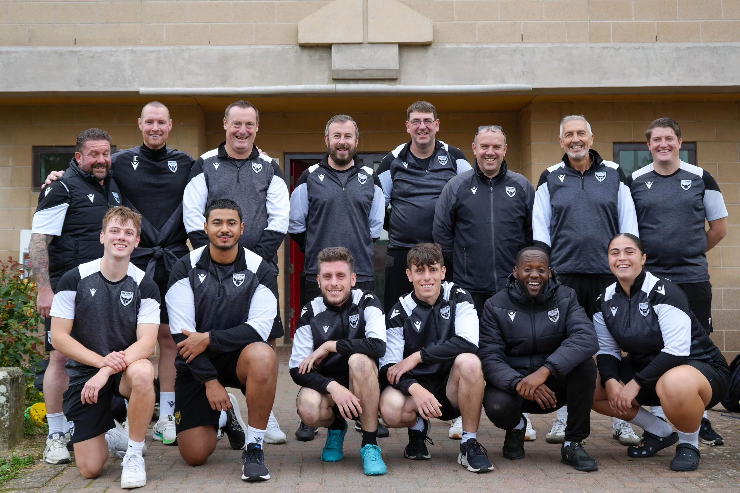 Oxford United Staff post-match photo