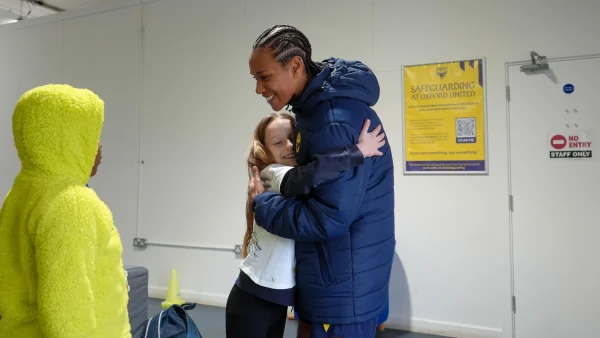 Joana meeting Naomi Bedeau