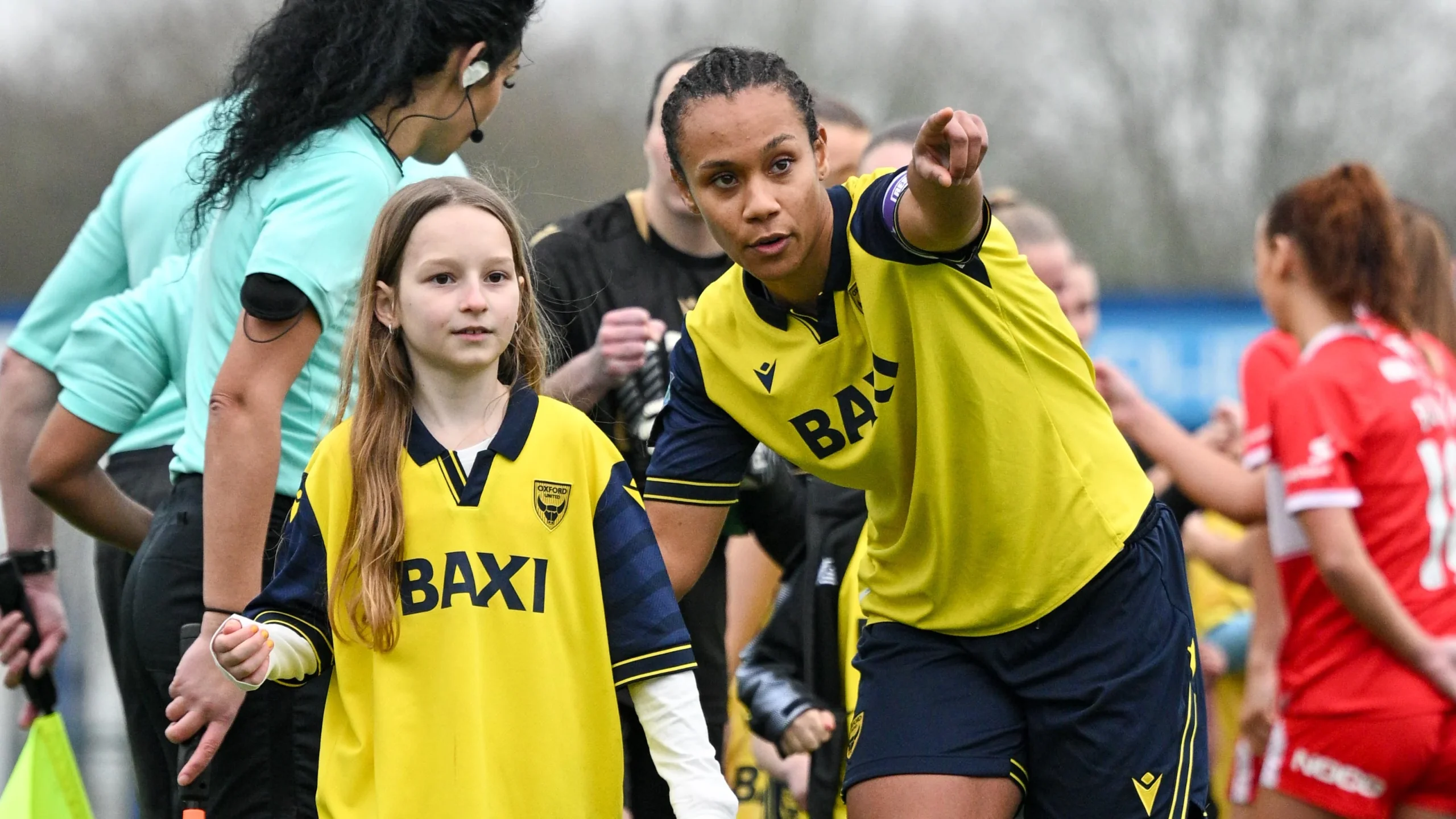 Joana walks out with Naomi Bedeau